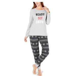 Family Pajamas 2-Piece Snow Pajama Set XS NWT